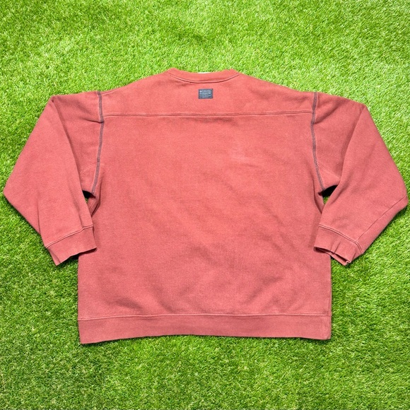 Columbia Sportswear Men’s Crewneck Sweatshirt Size Large Faded Brick Red - Picture 4 of 6
